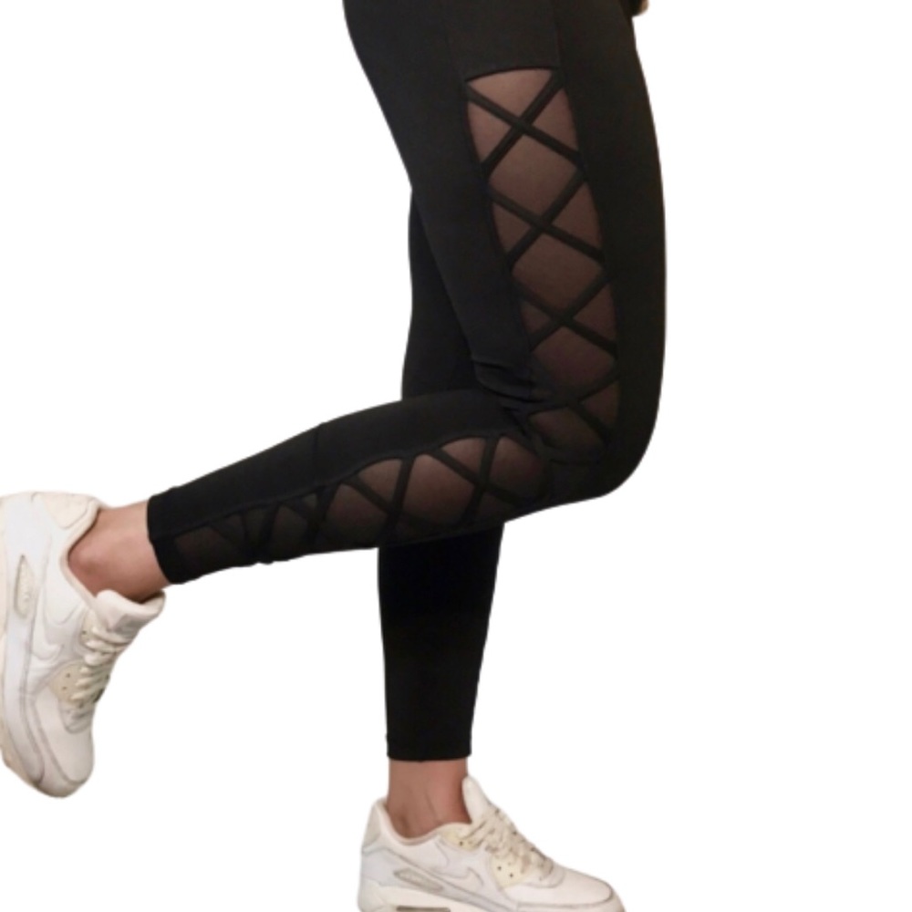 LAST S • Lace Up Leggings - Picture 2 of 4